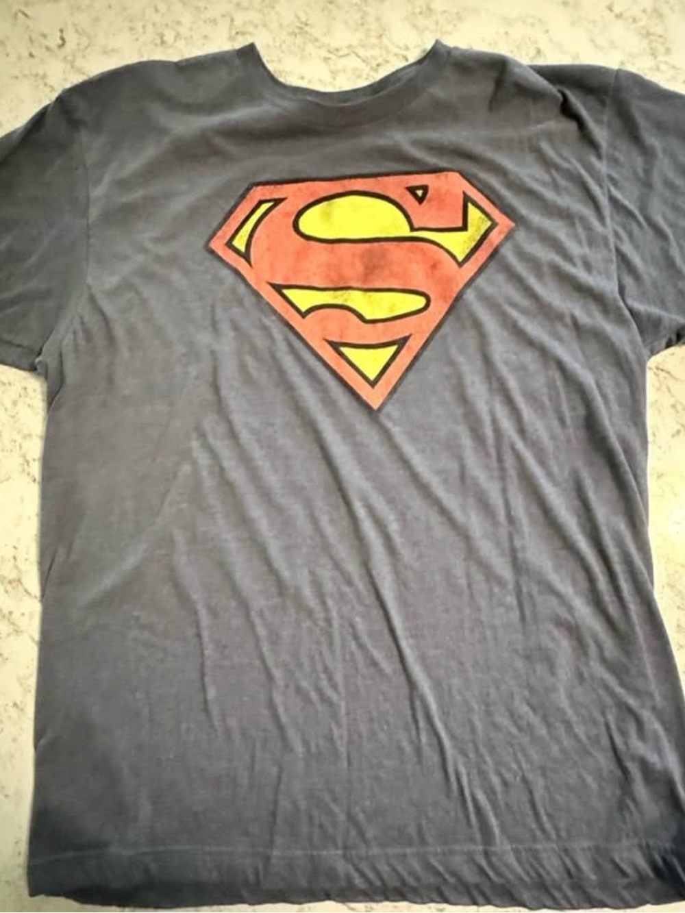 5pc Superhero Graphic Tees Lot Spiderman Superman Flash Marvel - Picture 4 of 9